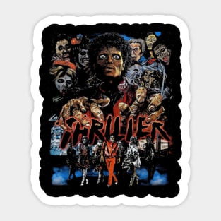 Thriller Vintage Sticker